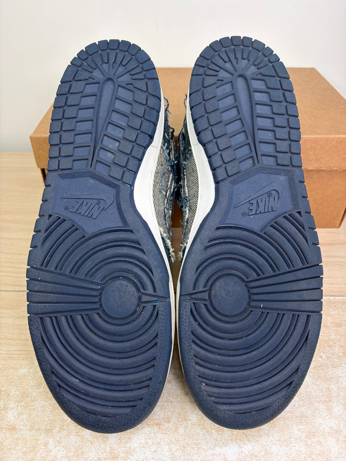 (2006) Sz 10M Dunk Low CL Denim - Preowned, No Box