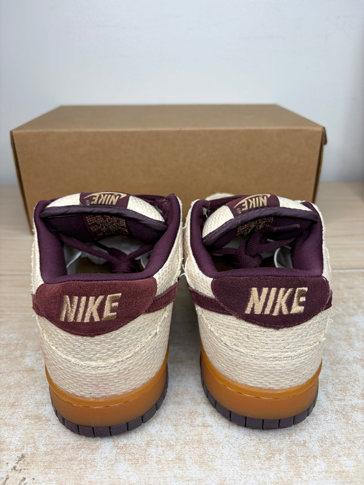 (2004) sz 8.5M Nike SB Low Mahogony Red Hemp - Brand New, No Box