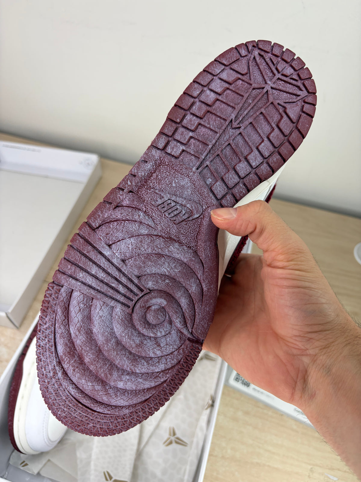 (Conformation Sample)- Sz 8M Dunk Low Kobe Merrion Home - Brand New, Original Box