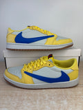Sz 10.5M Jordan 1 Low Travis Scott Canary - Preowned, Original Box