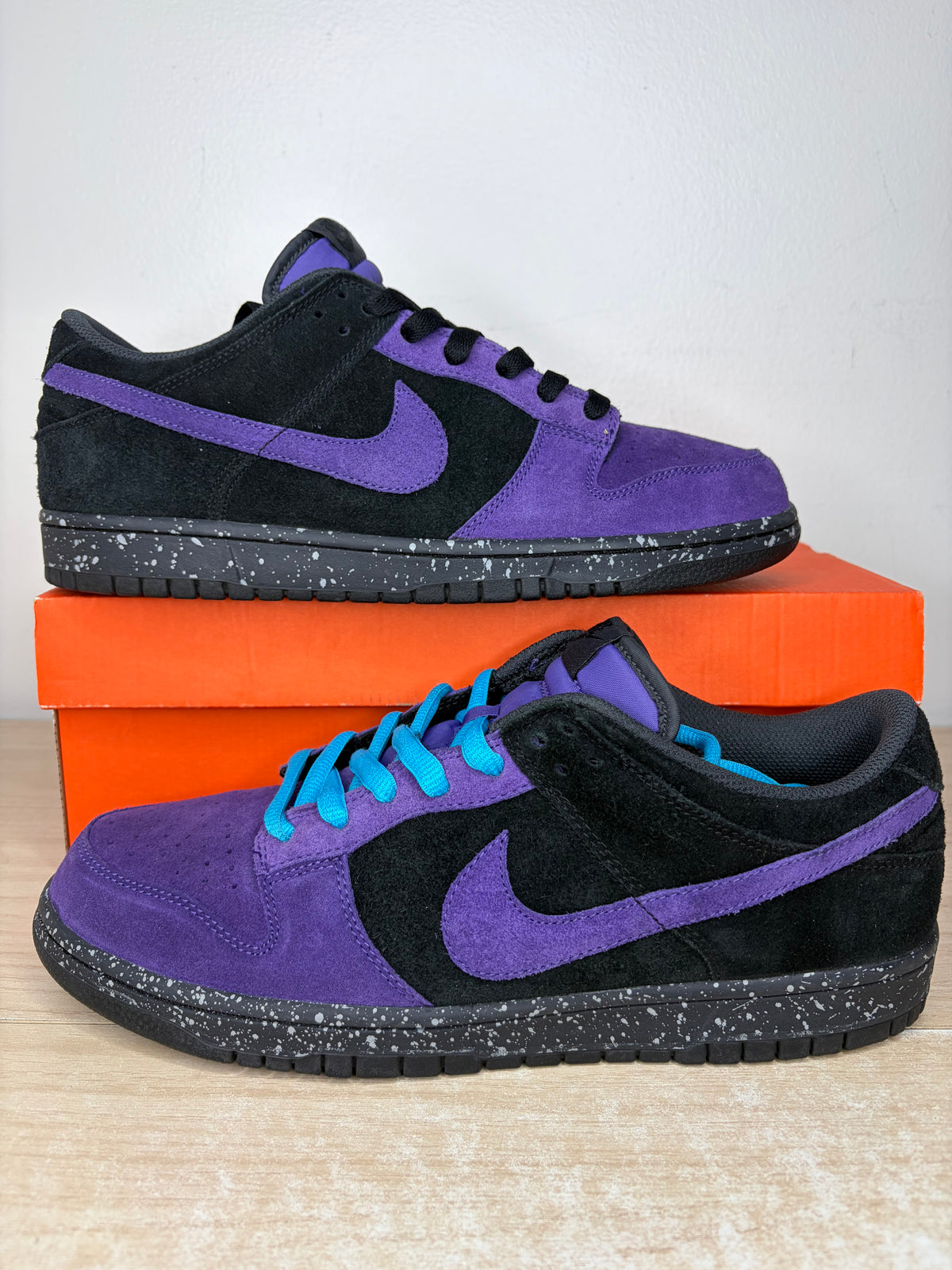 (2007) sz 10.5M Dunk Low CL ‘Skeletor’ Varsity Purple - Lightly Worn, Replacement Box