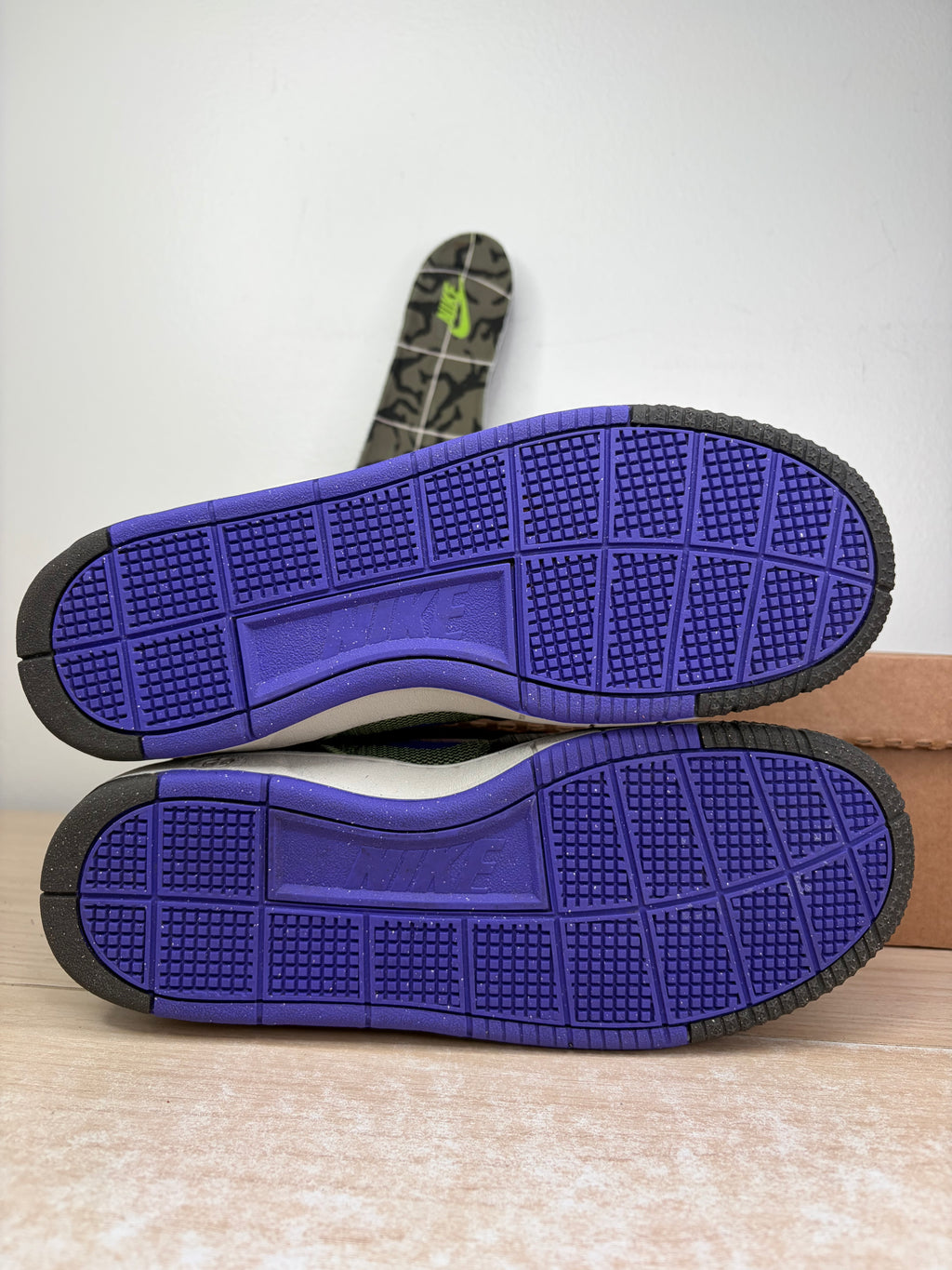 (Salesman Sample) Sz 9M Nike Terminator Hybrid Olive Purple - Brand New, No Box