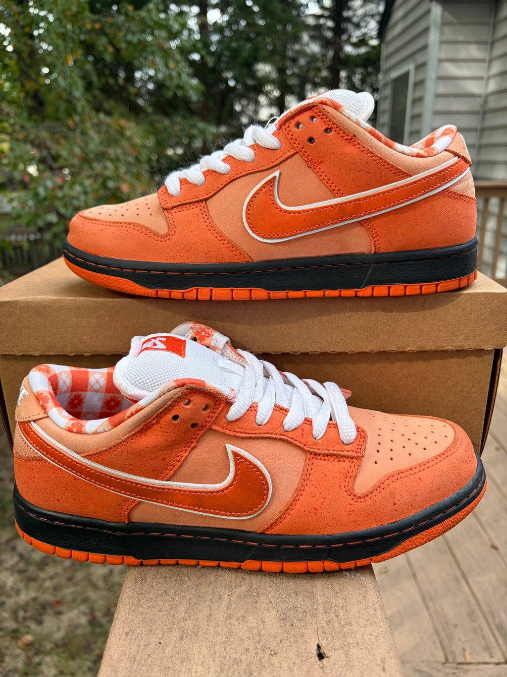 Sz 8.5M Nike SB x Concepts Orange Lobster - Preowned, No Box