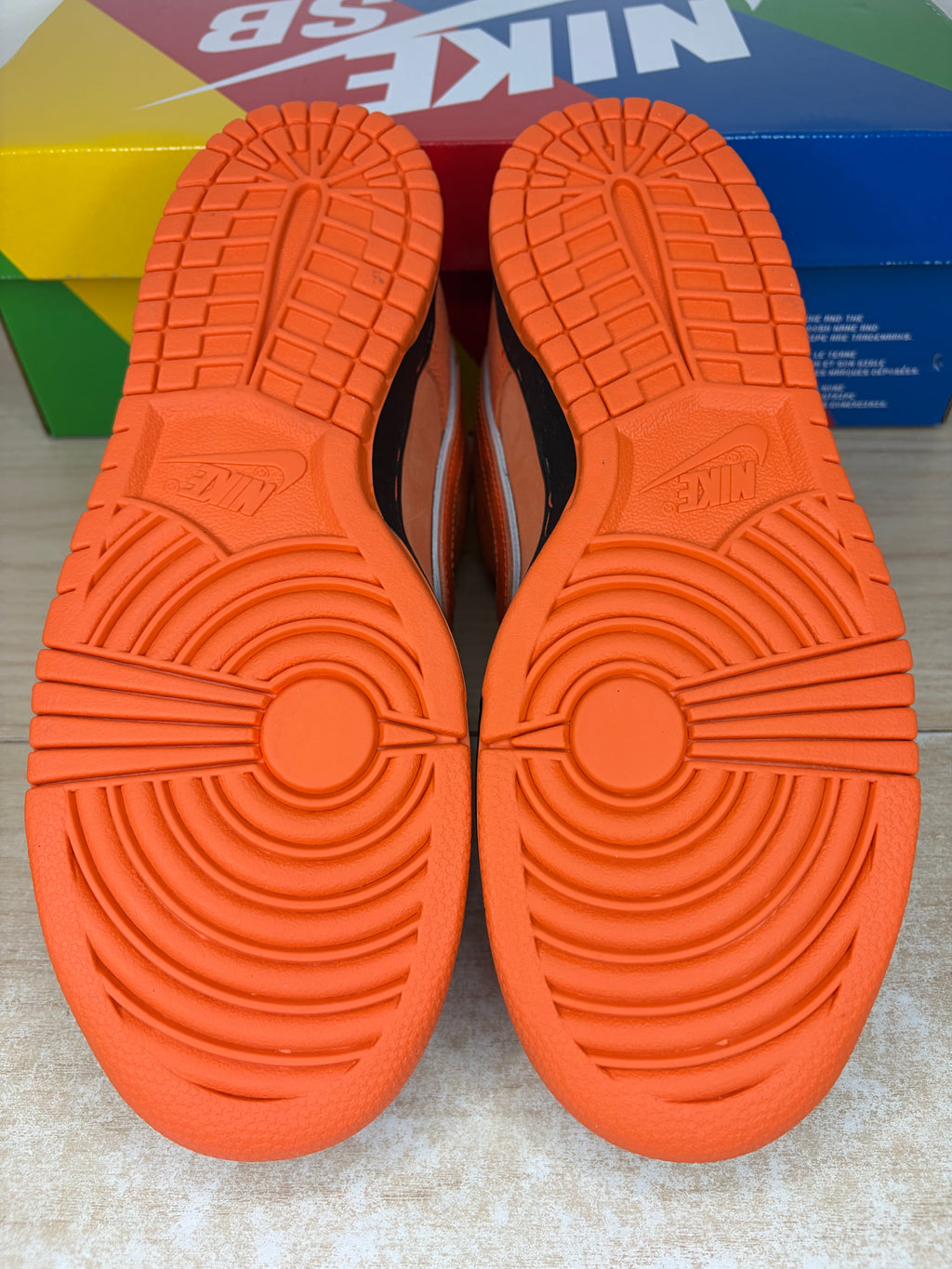 Sz 7M Nike SB Low Concepts Orange Lobster - Brand New, Original Box