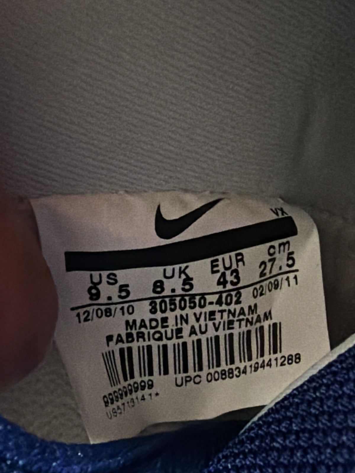 (2011) sz 9.5M Nike SB High Seattle Seahawks (Deep Royal Noble Green) - Brand New, Original Box