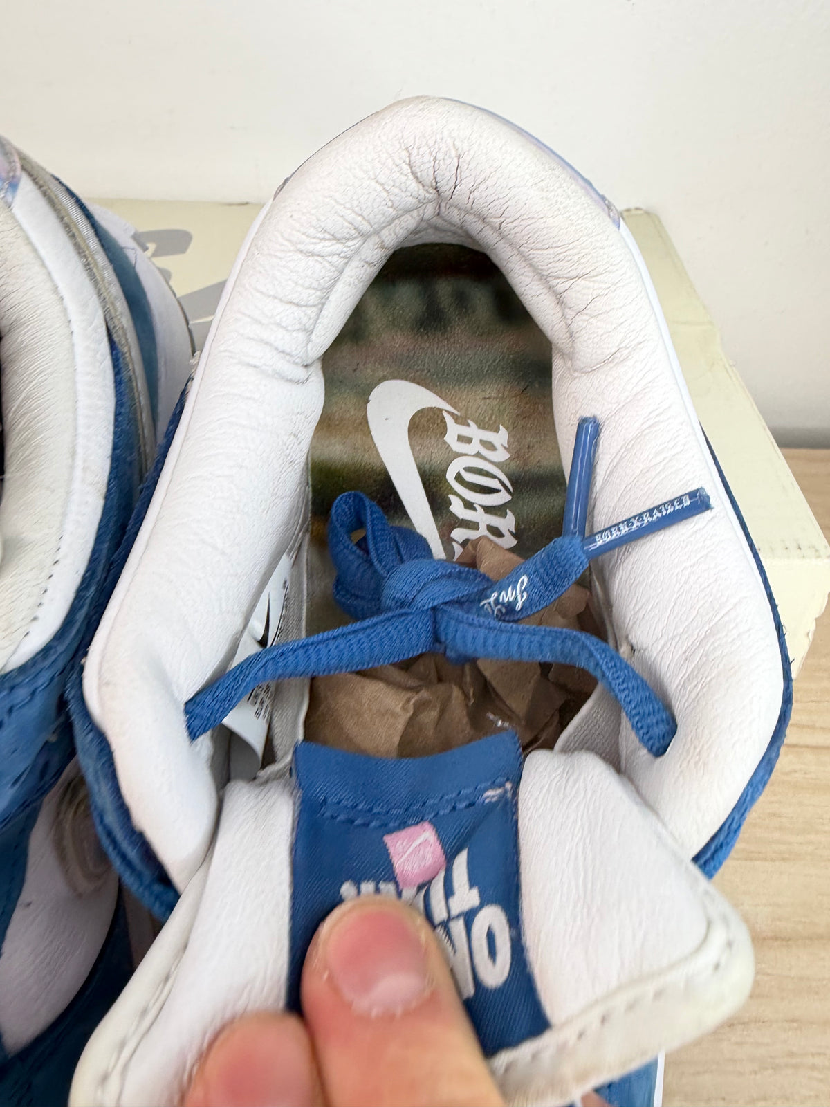 Sz 5.5M/7W Nike SB Low Born x Raised - Preowned, Original Box