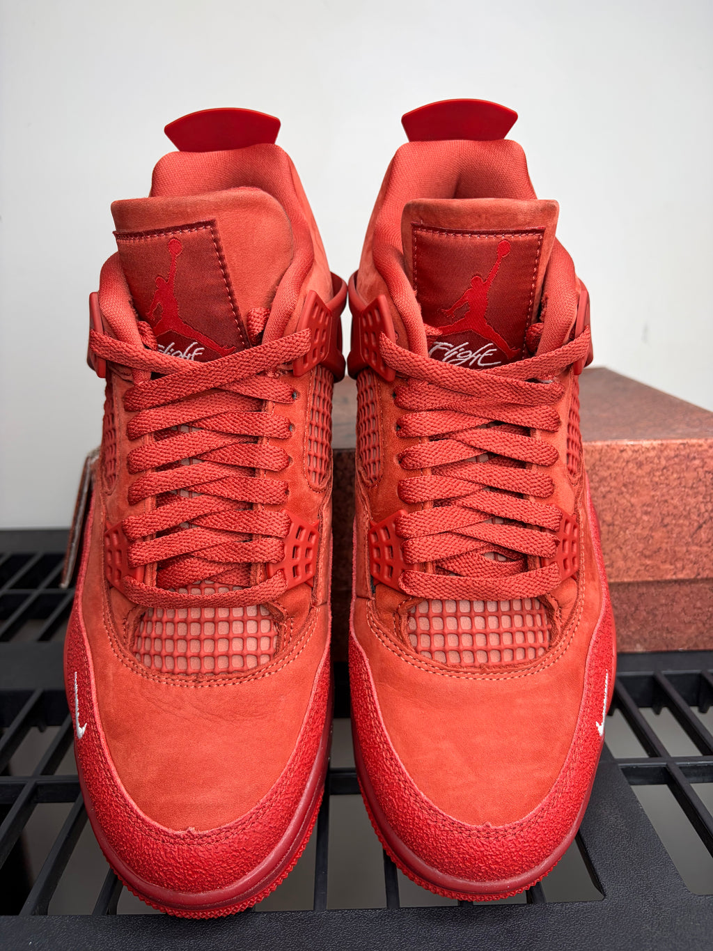 Sz 8M Jordan 4 Brick By Brick - Preowned, Original Box