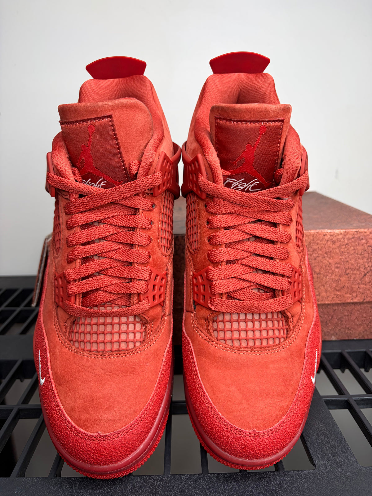 Sz 8M Jordan 4 Brick By Brick - Preowned, Original Box