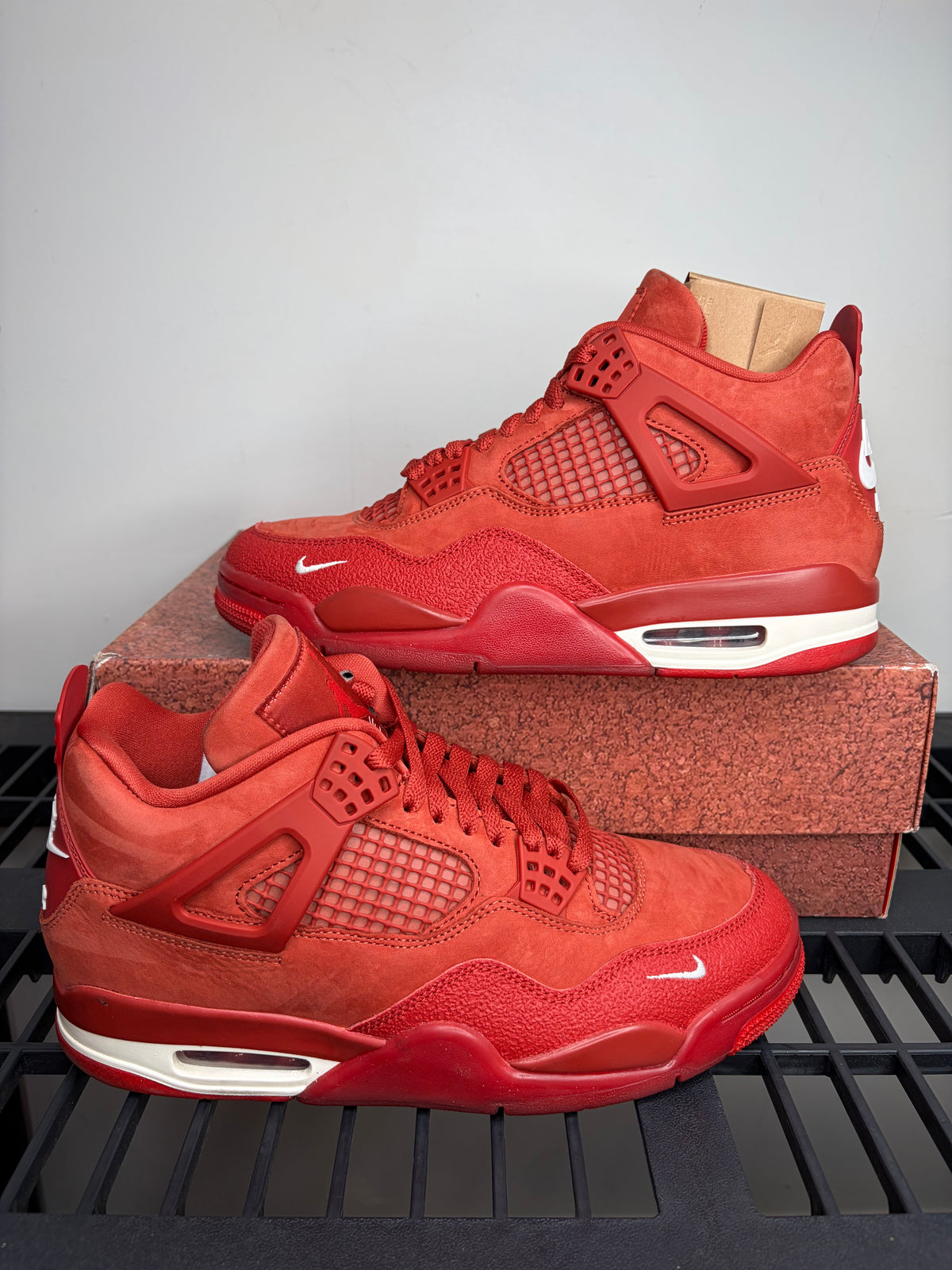 Sz 8M Jordan 4 Brick By Brick - Preowned, Original Box