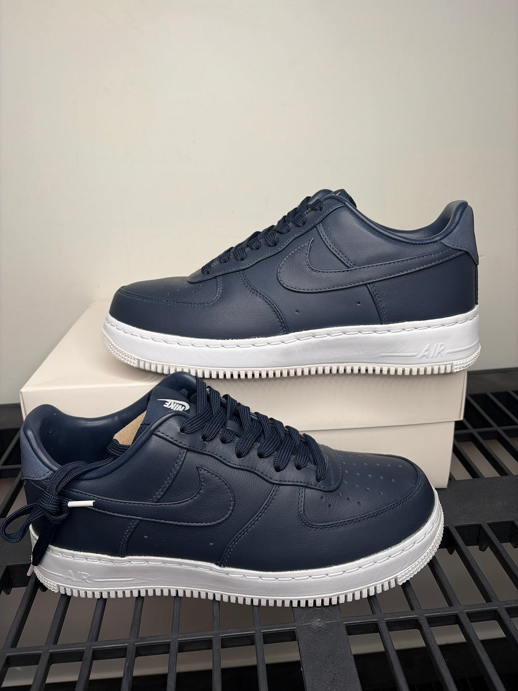 (2015) Sz 8.5M Nike AF1 Low Nike Lab Obsidian - Preowned, Original Box
