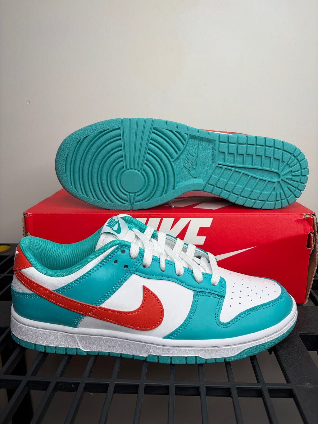 Sz 9M Dunk Low Miami Dolphins - Brand New, Original Box