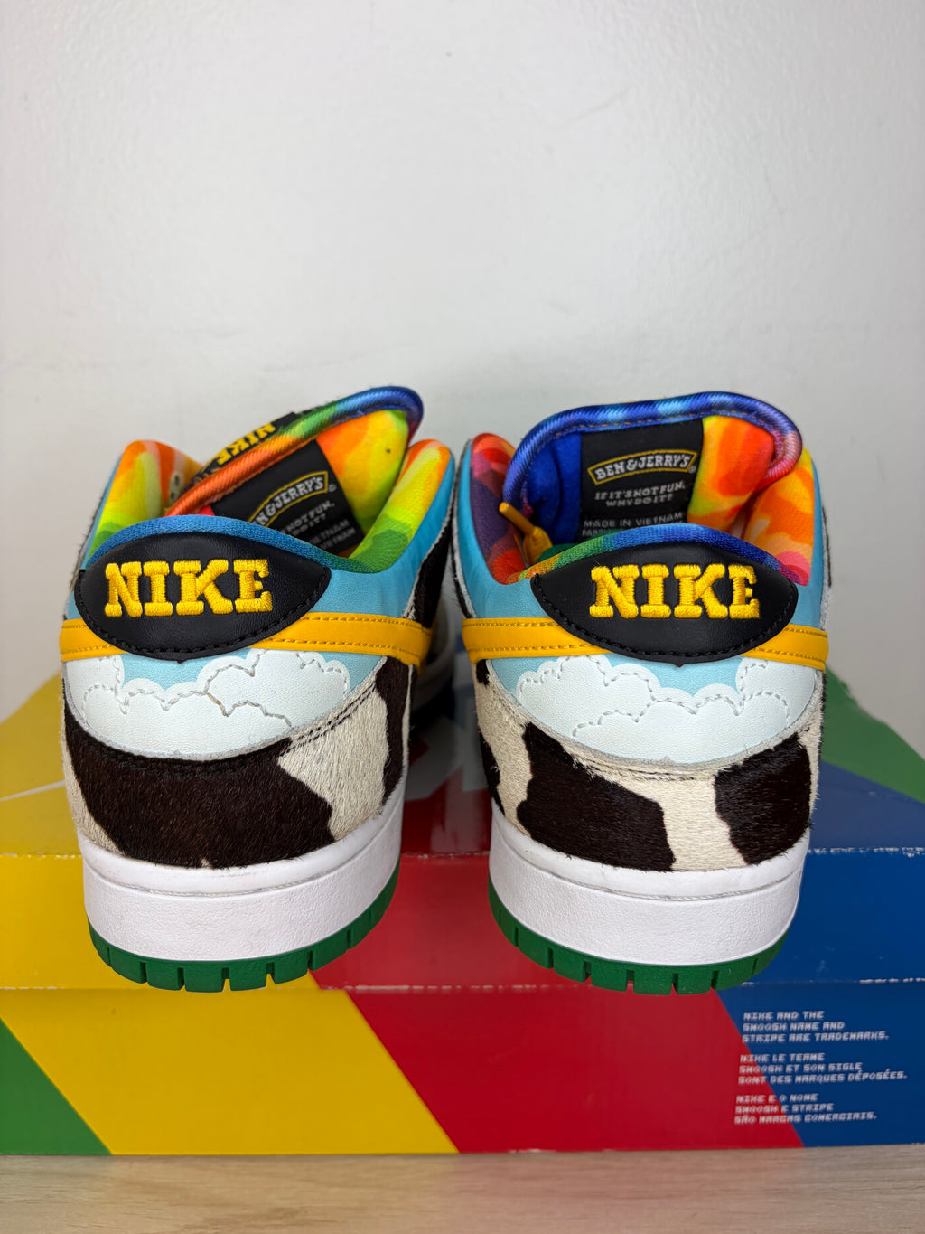 Sz 8M Nike SB Ben&Jerrys Chunky Dunky - Preowned, Original Box