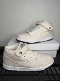 (2008) sz 10M Nike SB Mid Tokyo White Canvas - Preowned, Replacement Box