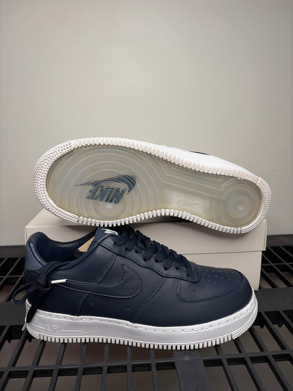 (2015) Sz 8.5M Nike AF1 Low Nike Lab Obsidian - Preowned, Original Box