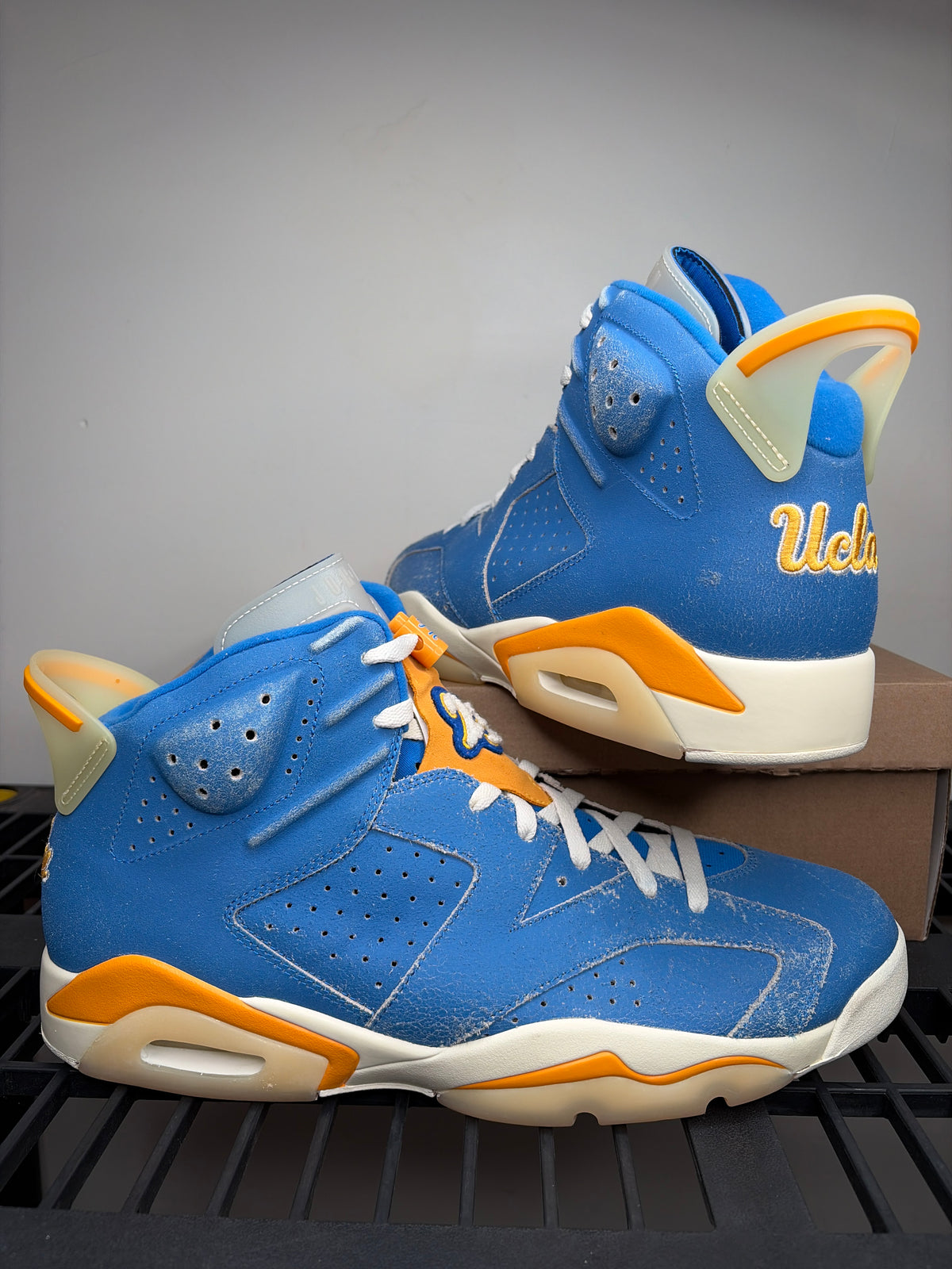 (Player Exclusive) sz 14M Jordan 6 PE UCLA - Brand New, Replacement Box