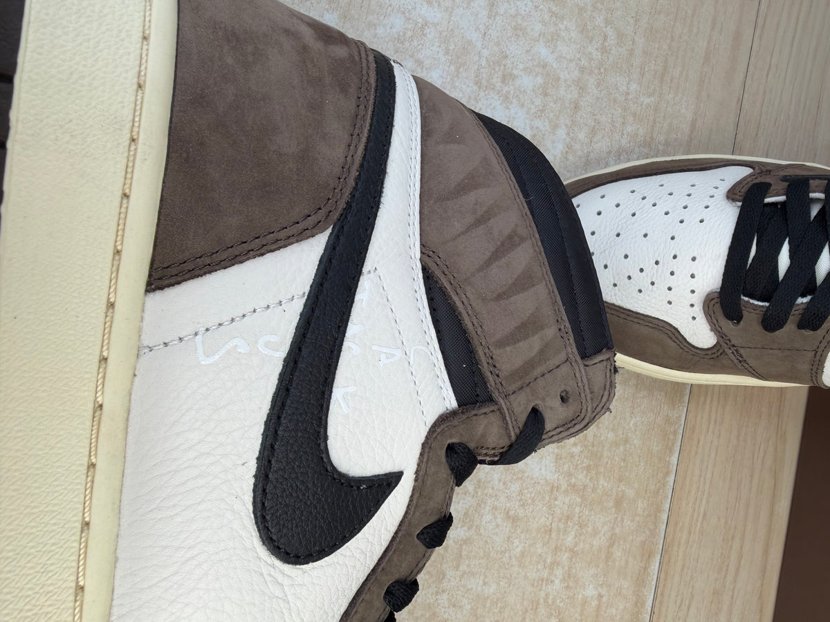 Sz 11.5M Jordan 1 High Travis Scott Dark Mocha - Preowned, Original Box