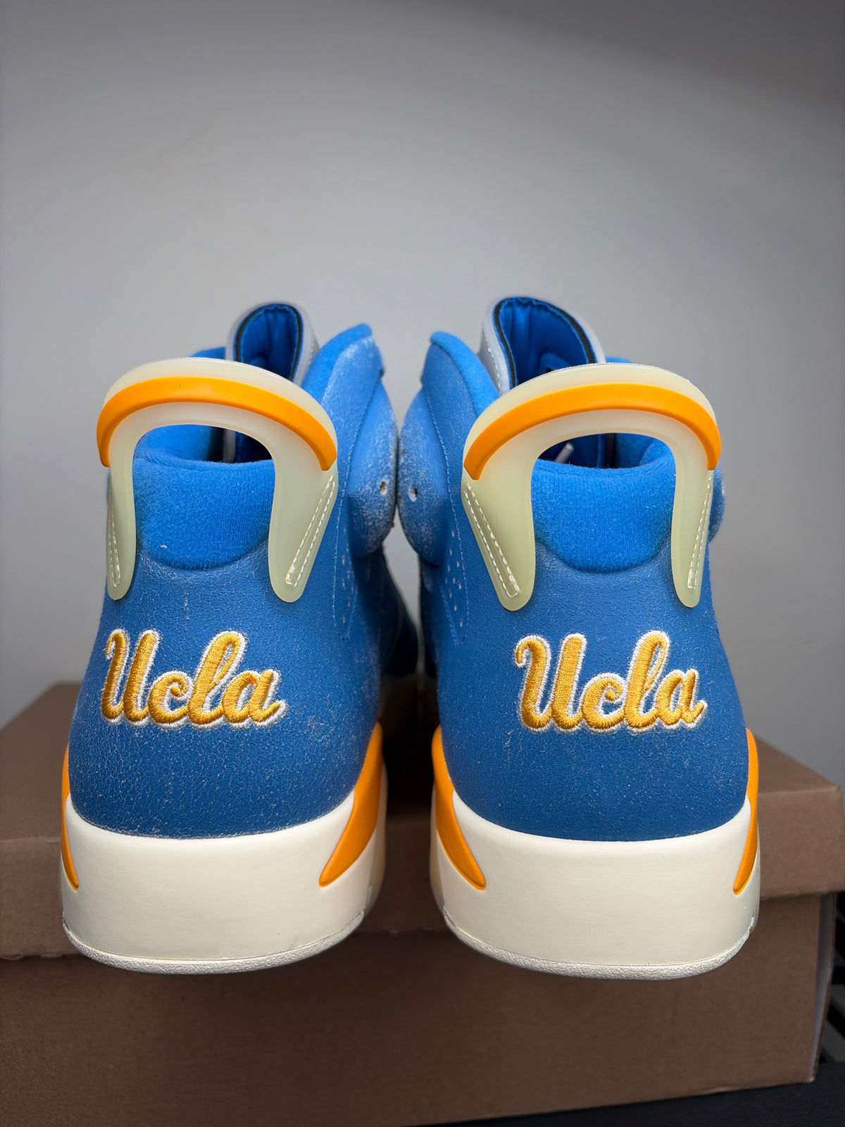 (Player Exclusive) sz 14M Jordan 6 PE UCLA - Brand New, Replacement Box