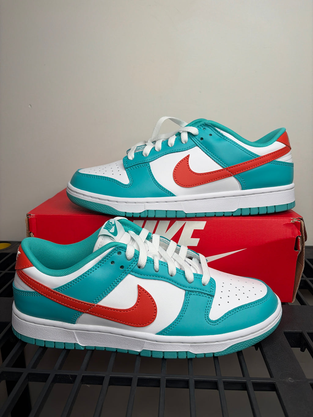 Sz 9M Dunk Low Miami Dolphins - Brand New, Original Box