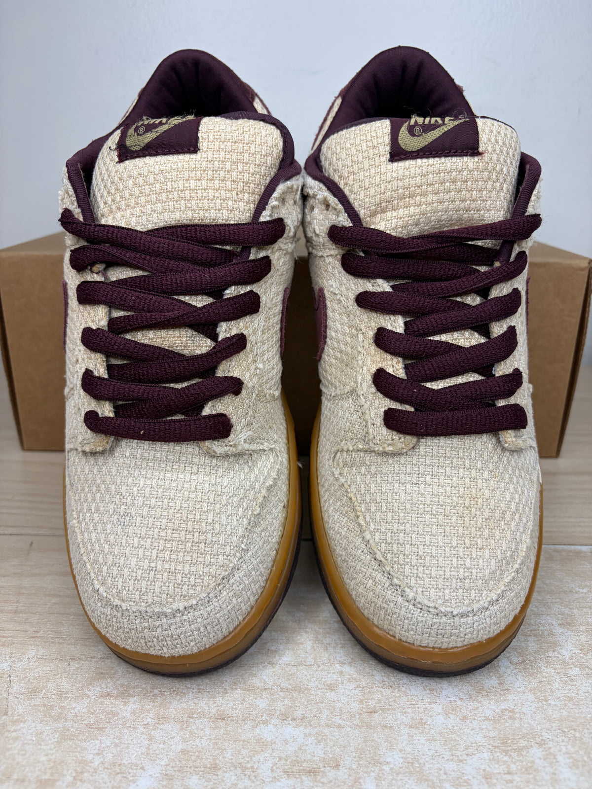(2004) sz 9M Nike SB Low Mahogany Red Hemp - Preowned, No Box