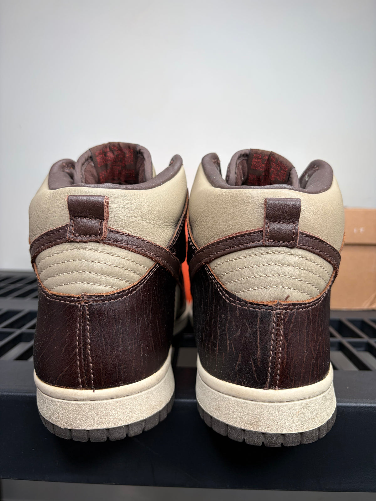 (2003) sz 8.5M Dunk High Premium Baroque Brown Khaki - Preowned, Original Box