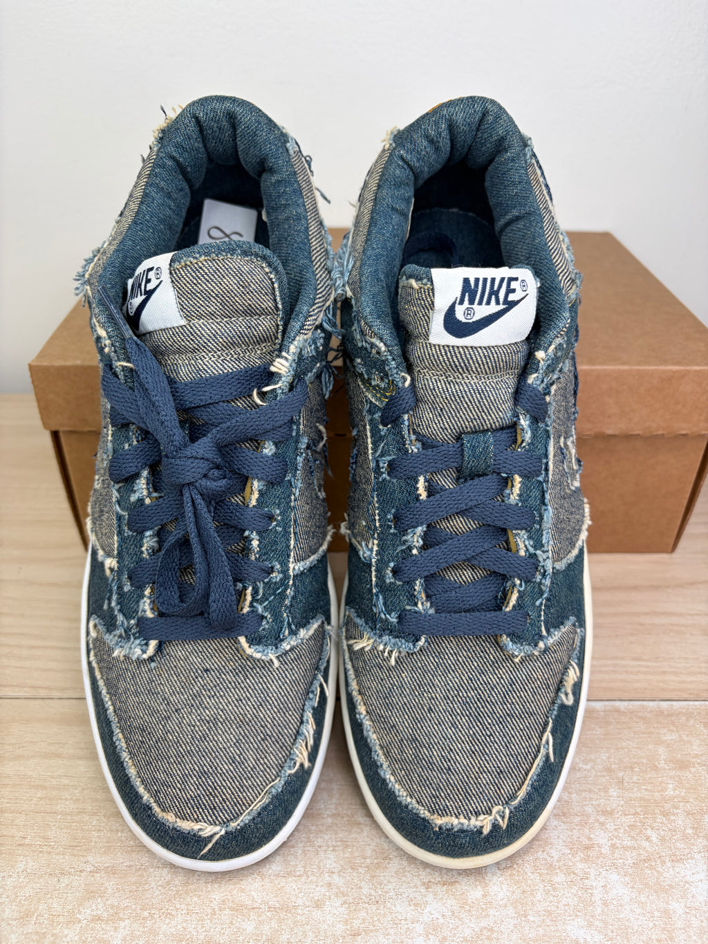 (2006) Sz 10M Dunk Low CL Denim - Preowned, No Box