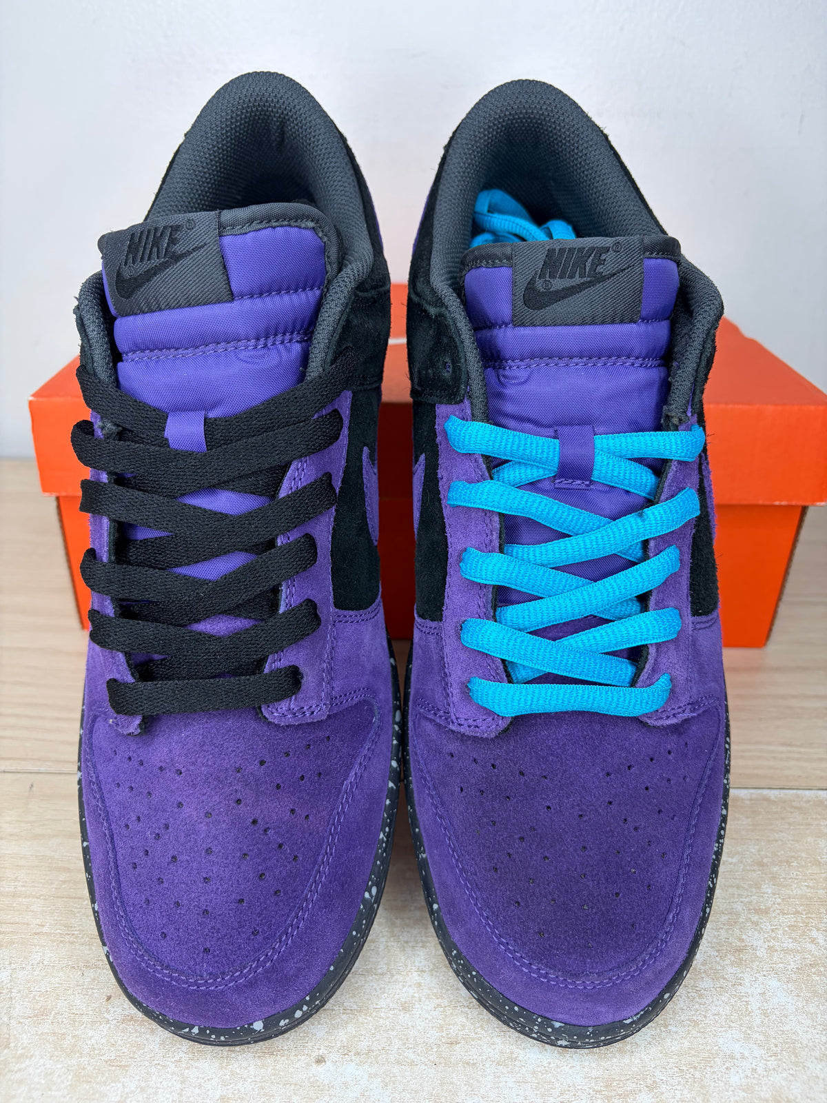 (2007) sz 10.5M Dunk Low CL ‘Skeletor’ Varsity Purple - Lightly Worn, Replacement Box