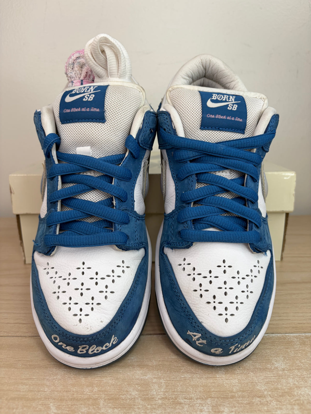 Sz 5.5M/7W Nike SB Low Born x Raised - Preowned, Original Box