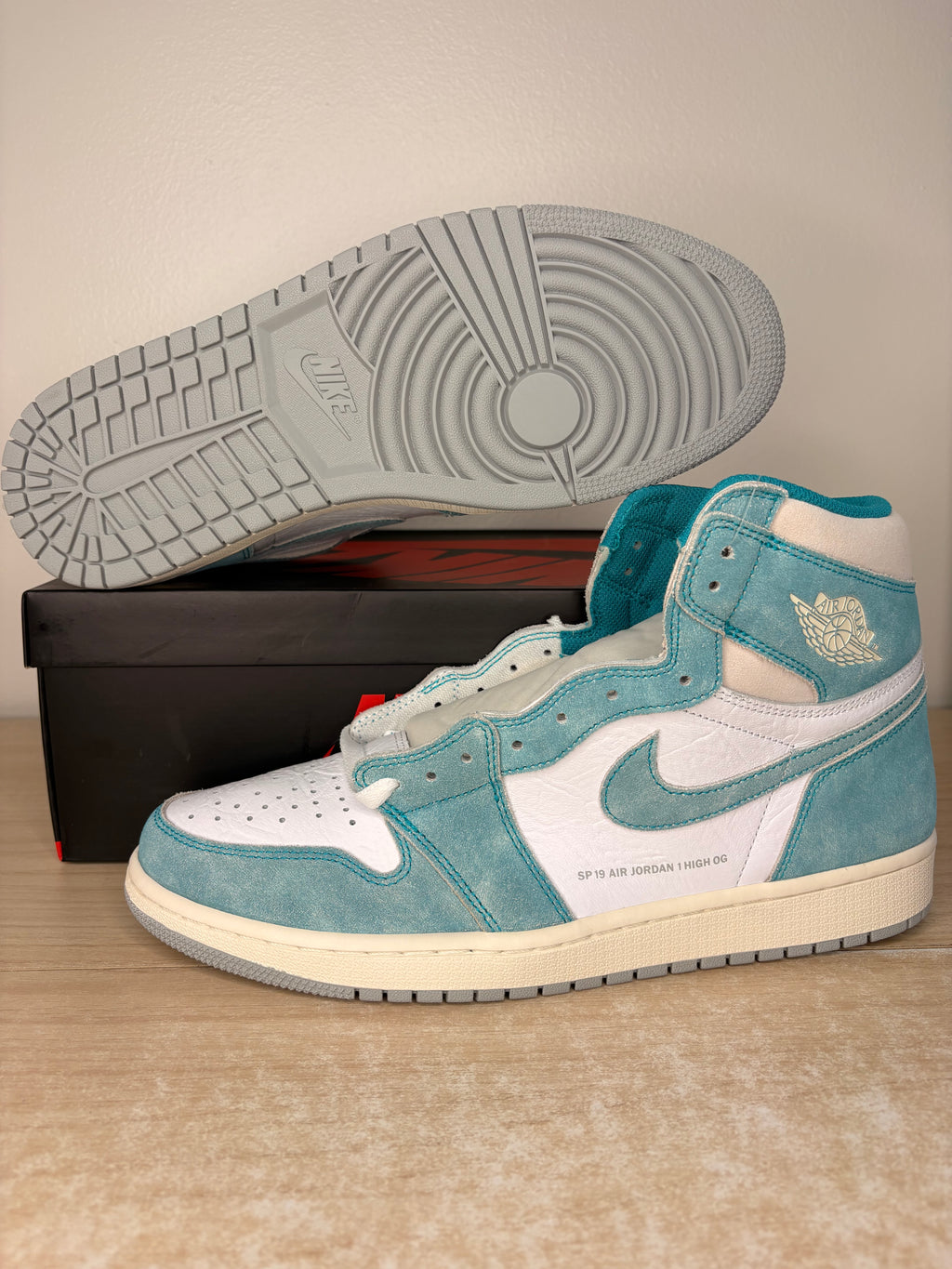 Sz 12M Jordan 1 High Turbo Green - Brand New, Original Box