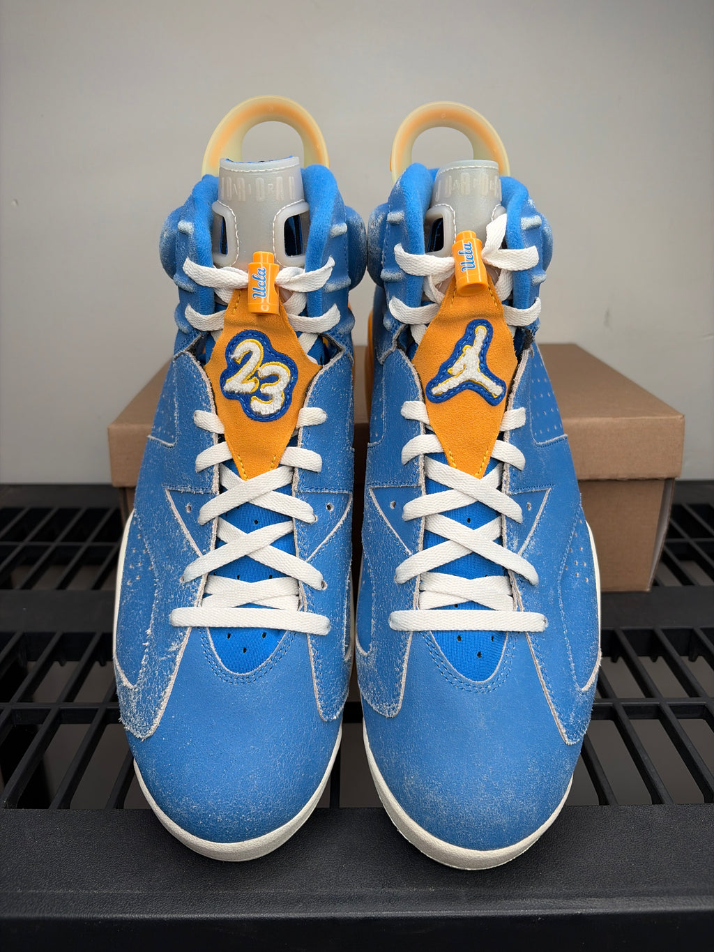 (Player Exclusive) sz 14M Jordan 6 PE UCLA - Brand New, Replacement Box