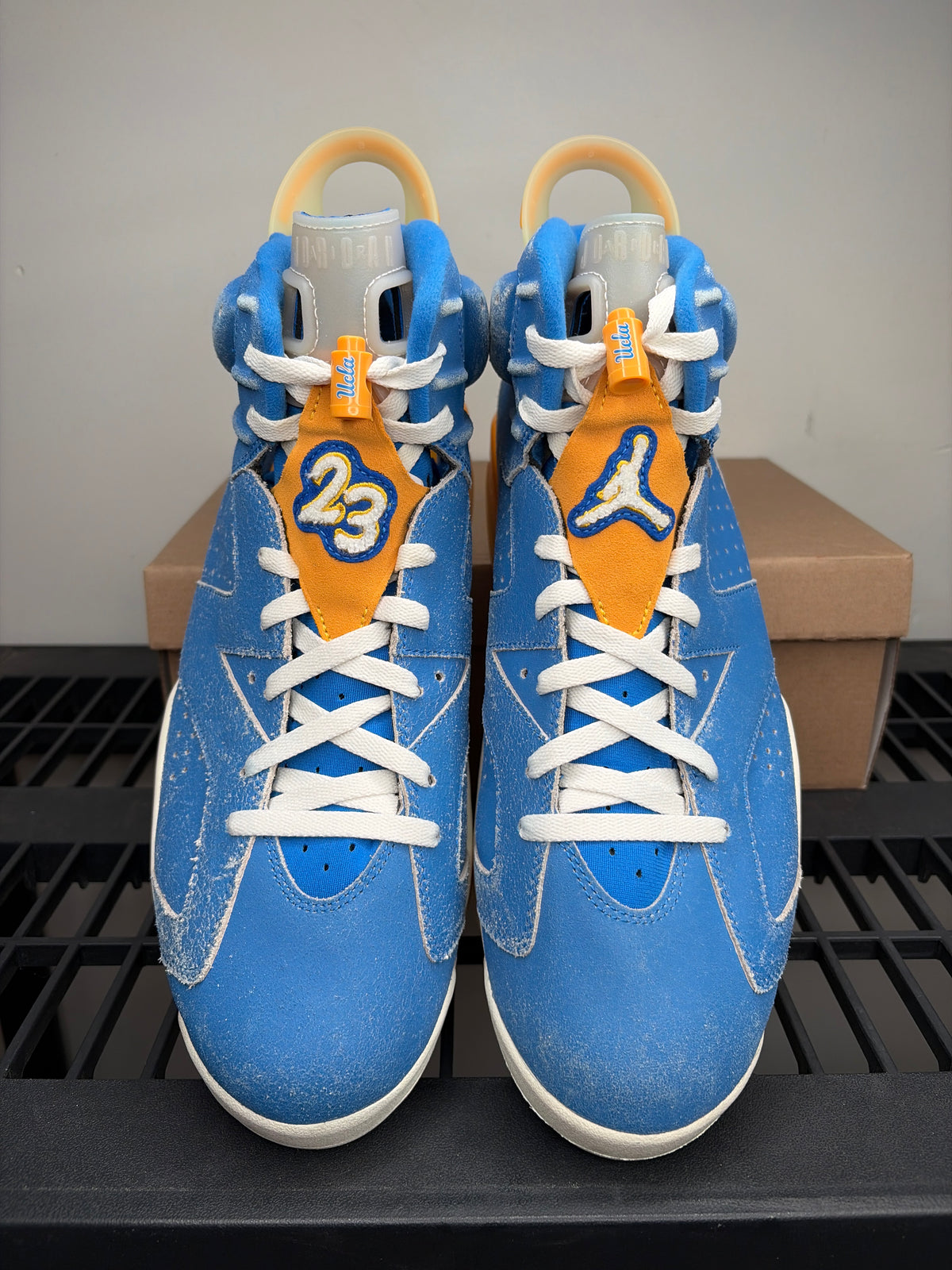 (Player Exclusive) sz 14M Jordan 6 PE UCLA - Brand New, Replacement Box