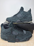 Sz 9.5M Jordan 4 Kaws Black - Preowned, Original Box