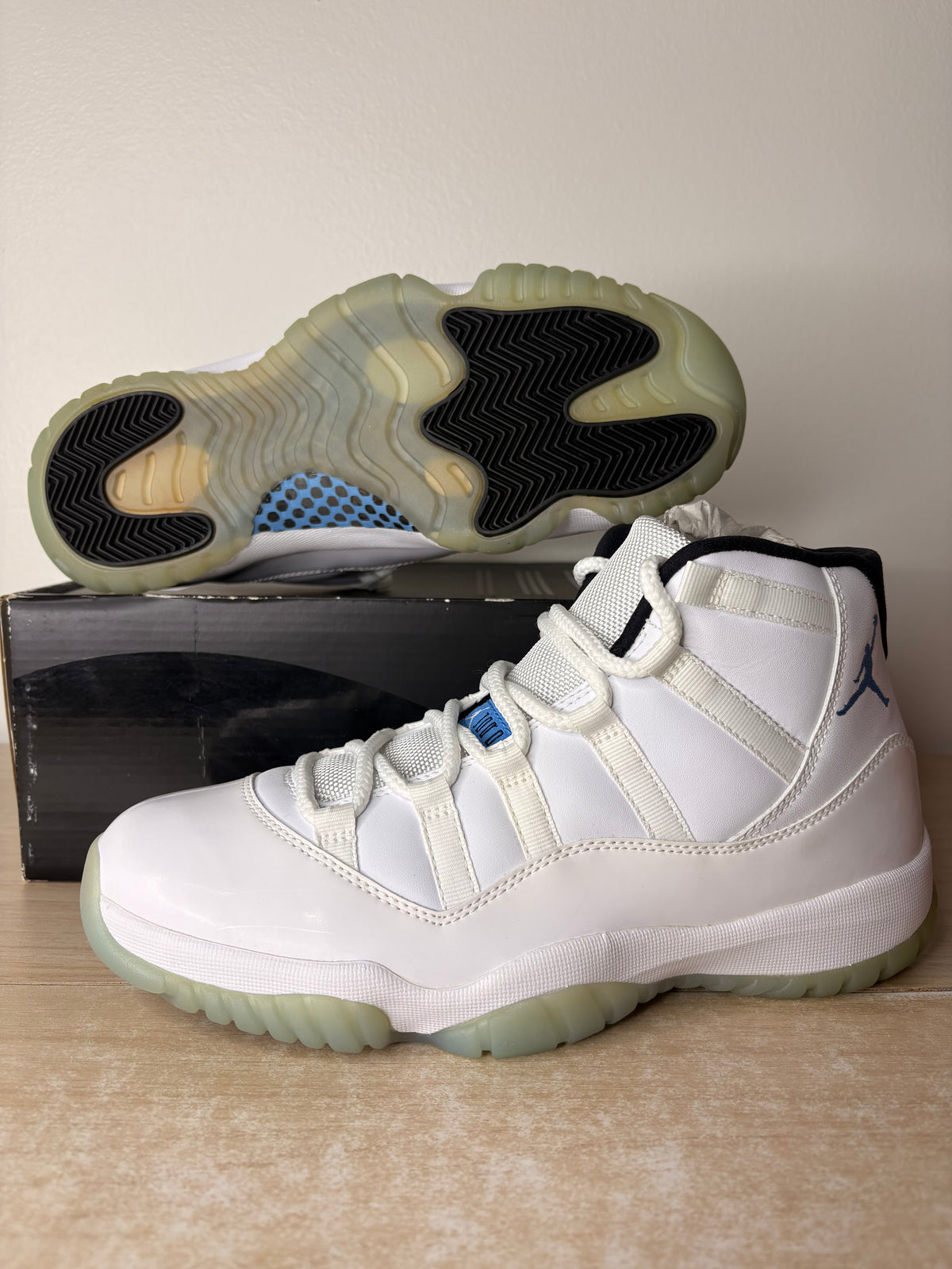 (2014) 8M Jordan 11 High Legend Blue - Brand New, Original Box