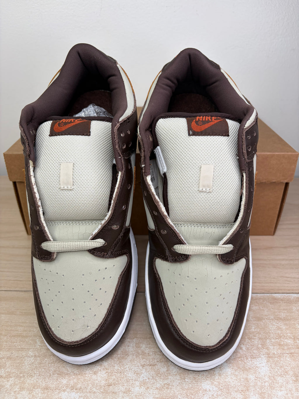 (2002) sz 10.5M Dunk Low Pro B Light Stone Mesa Orange - Brand New, No Box