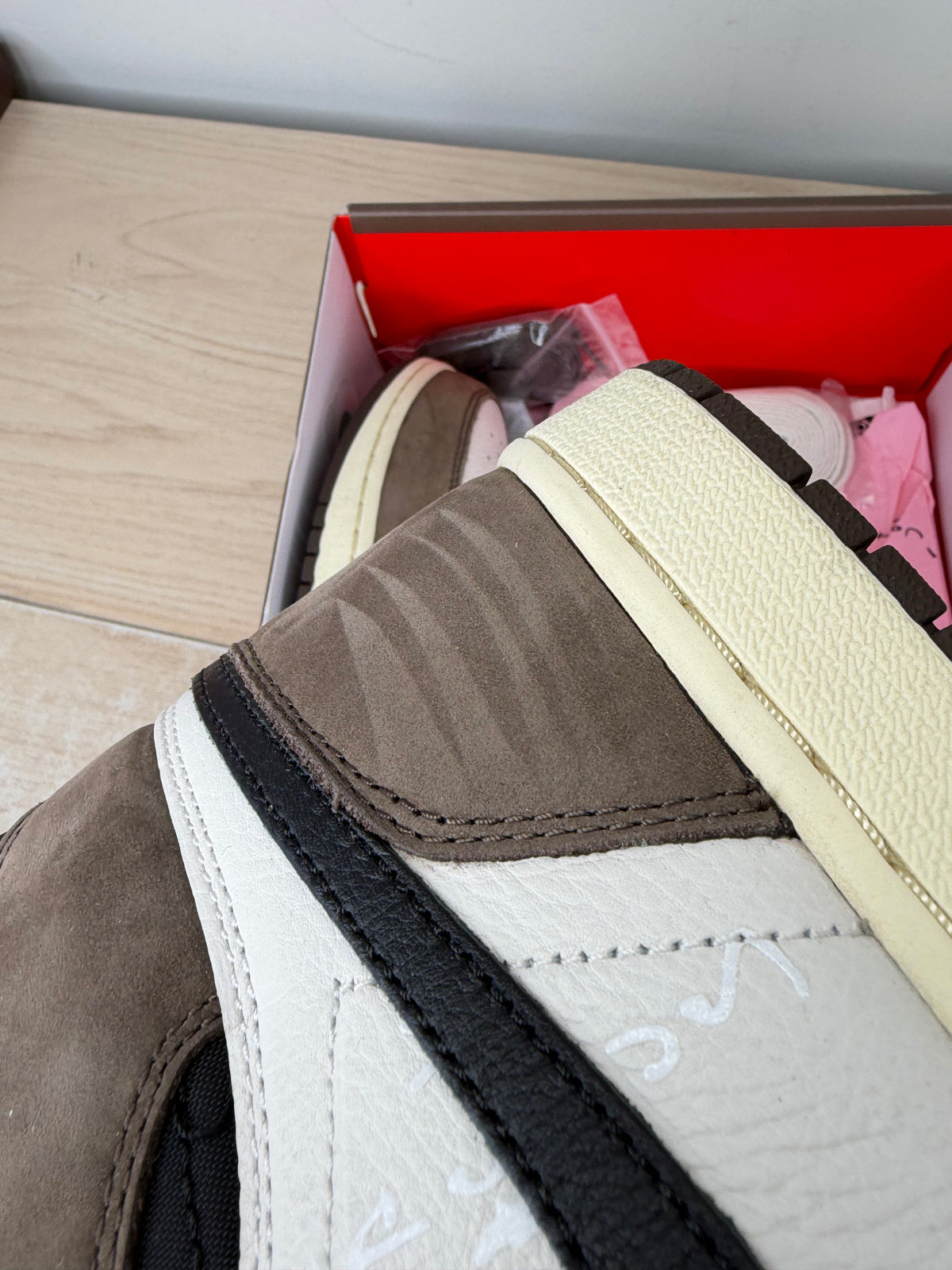 Sz 11.5M Jordan 1 High Travis Scott Dark Mocha - Preowned, Original Box