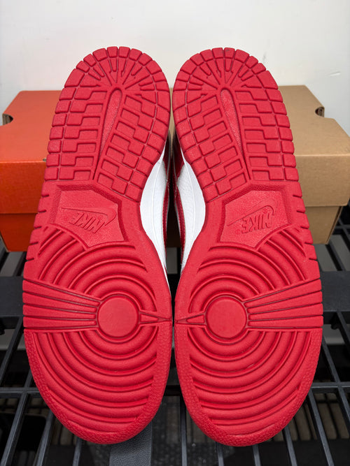 (2001) sz 8M Dunk Low COJP OG Red Patent - Brand New, Original Box