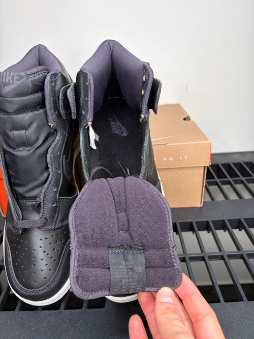 (2002) sz 8.5M Dunk High Metallic Purple Black - Brand New, Original Box