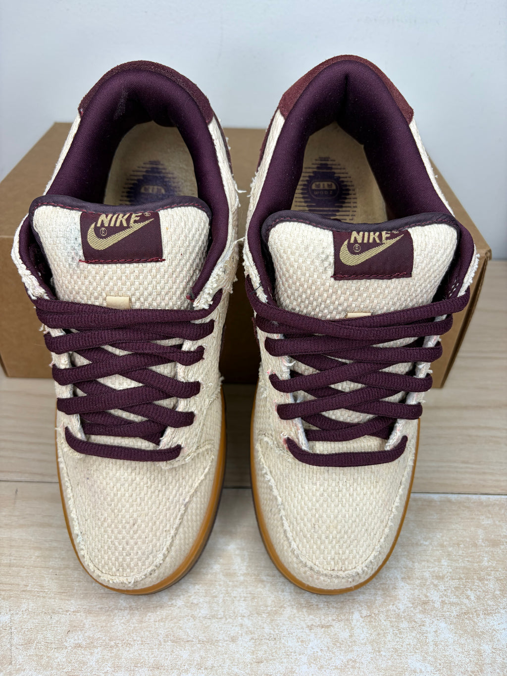 (2004) sz 8.5M Nike SB Low Mahogony Red Hemp - Brand New, No Box