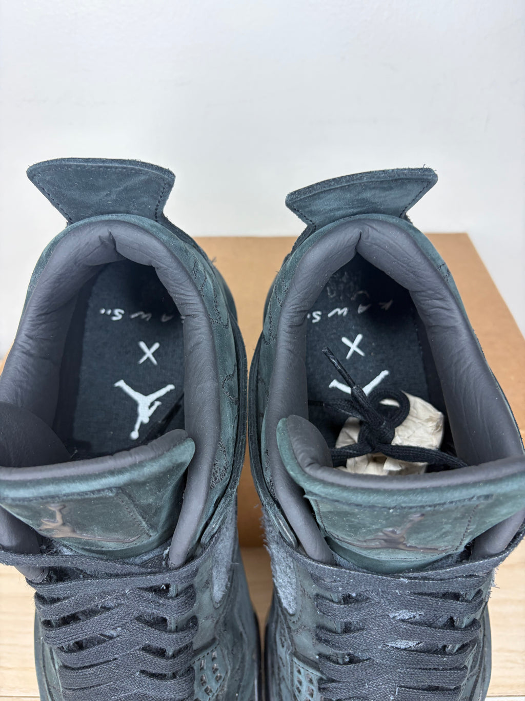Sz 11.5M Jordan 4 Kaws Black - Preowned, No Box