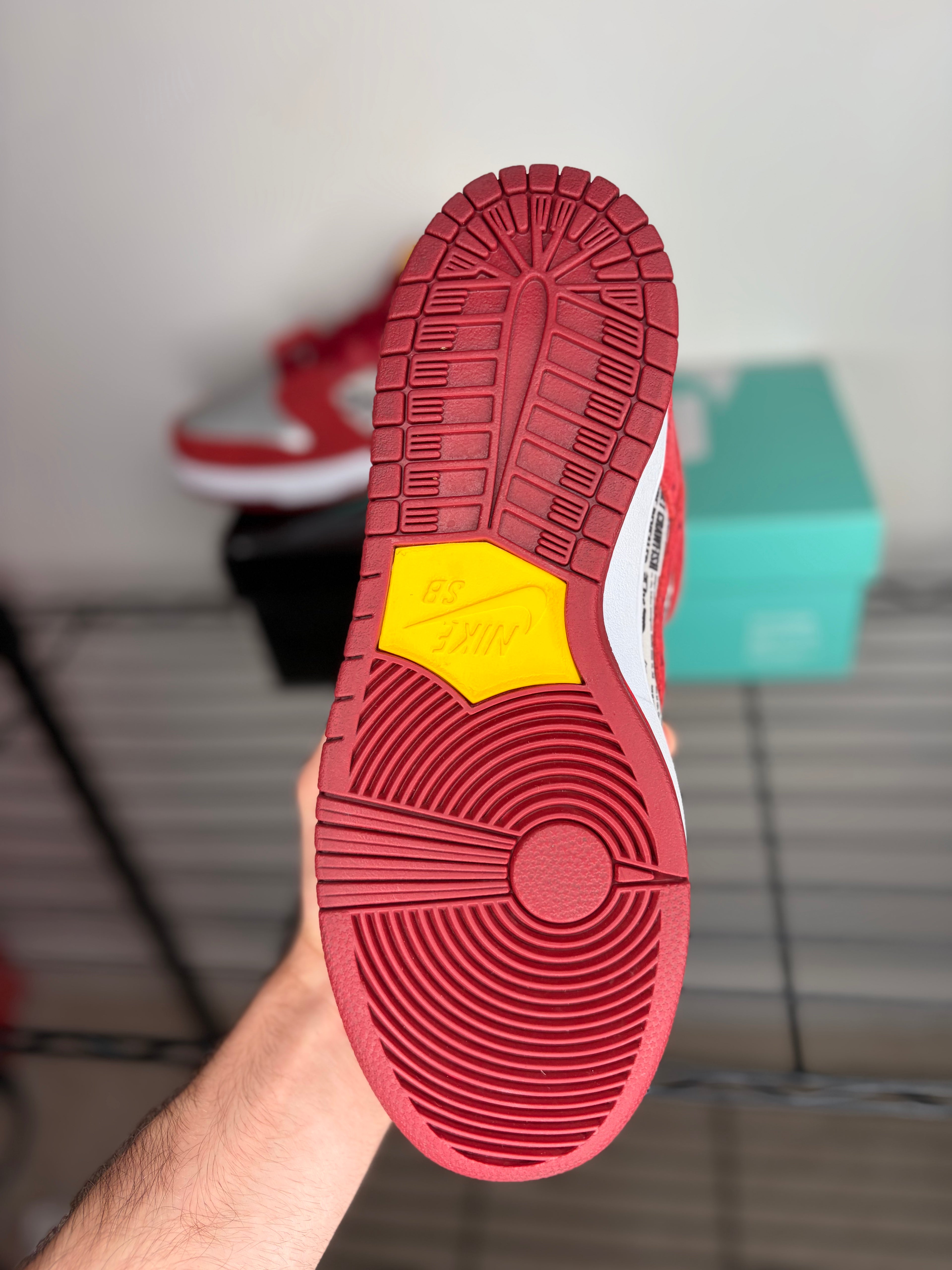 (2014) sz 9M Nike SB Low Rukus Crawfish - Preowned, Original Box