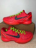 Sz 8.5M Kobe 6 Reverse Grinch - Preowned, No Box