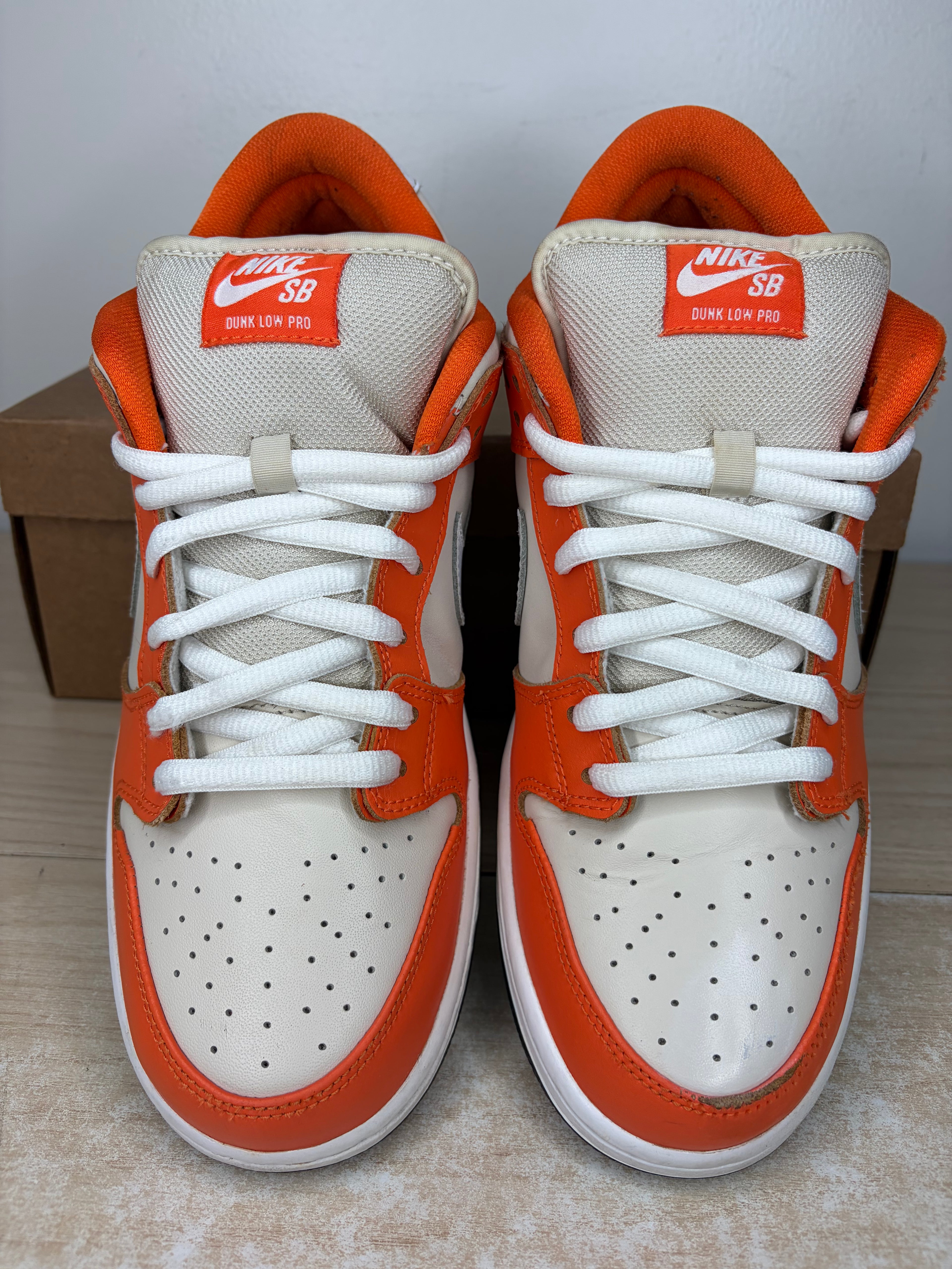 Sz 11M Nike SB Dunk Orange Box - Preowned, No Box