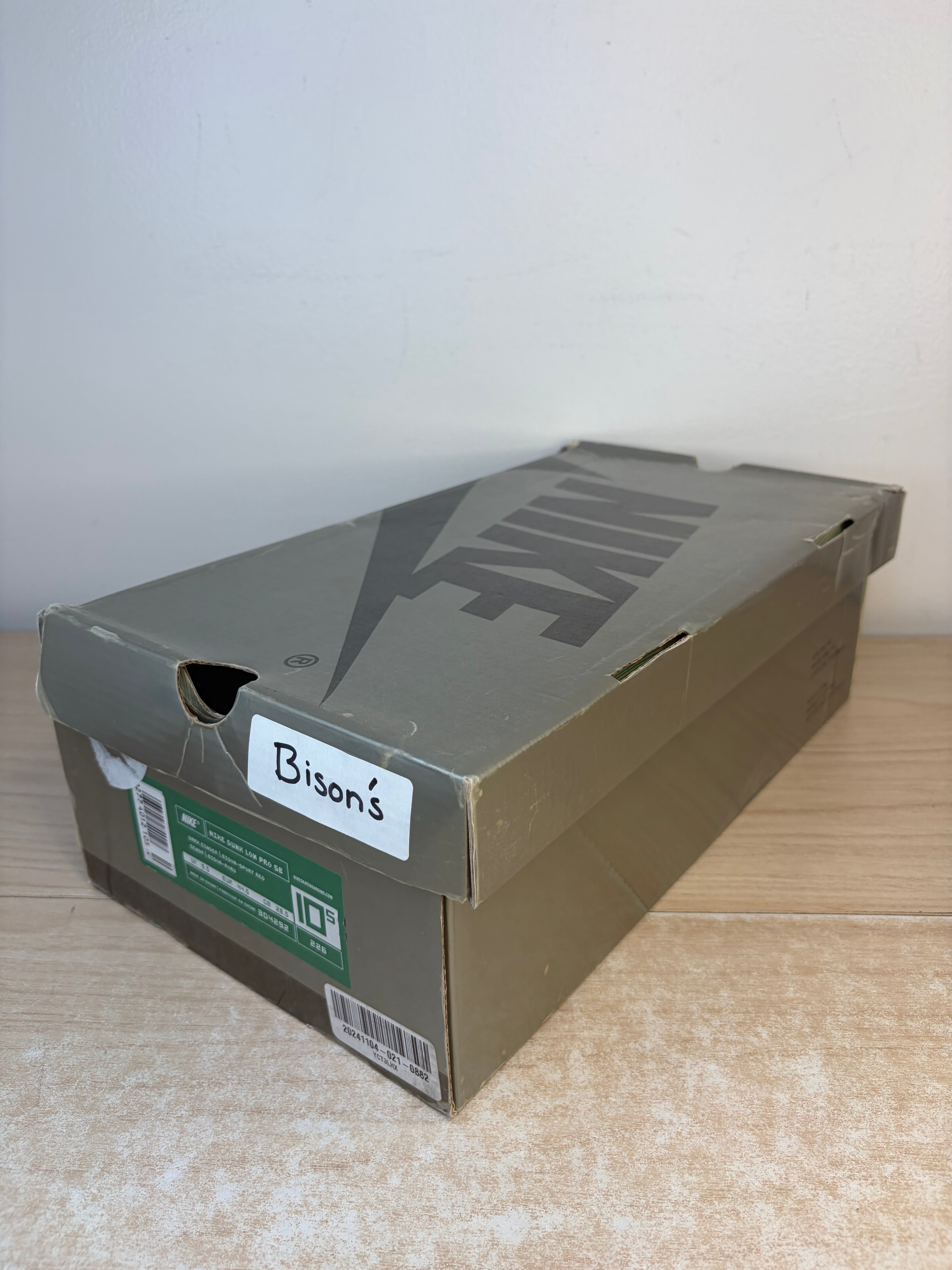 (2003) sz 10.5M Nike SB Low Bison - Preowned, Original Box