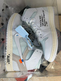 Sz 9M J1 High Off White VirgilAbloh Alaska - Brand New, Original Box