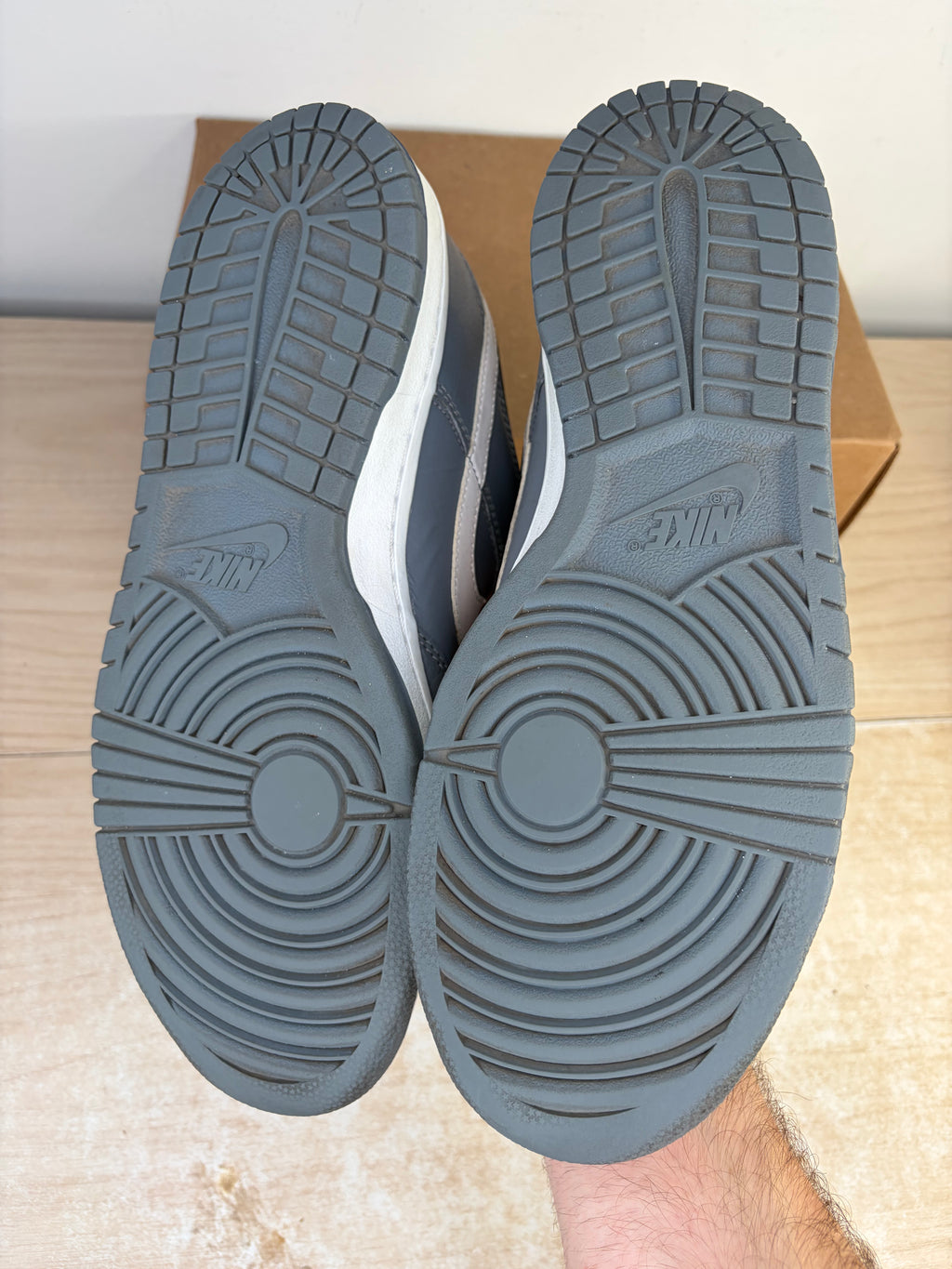 (2012) sz 10.5M Dunk Low Medium Grey - Preowned, No Box