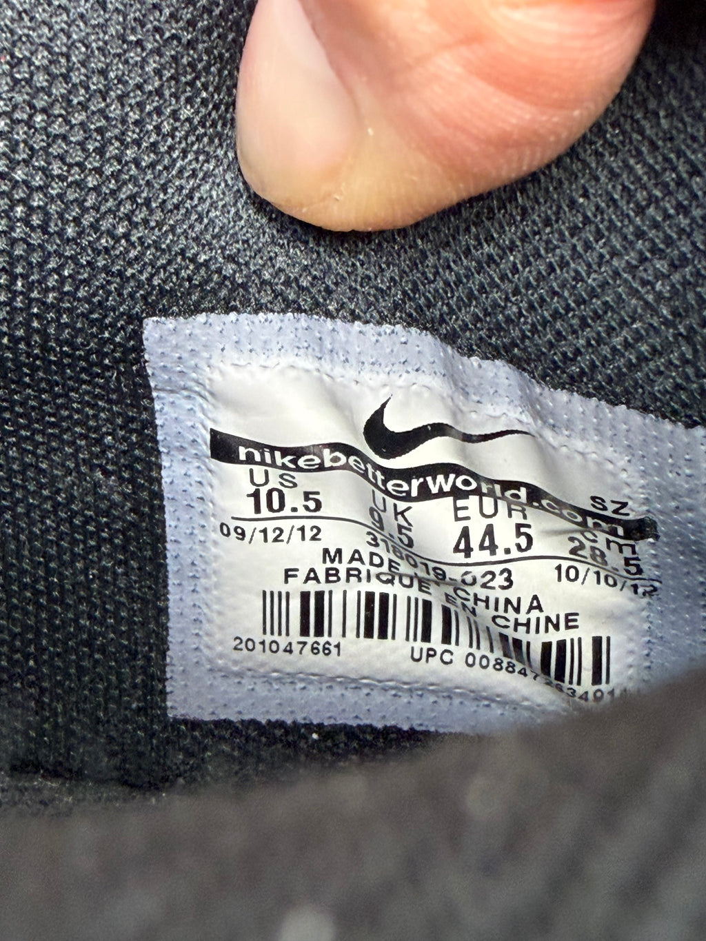 (2012) sz 10.5M Dunk Low Medium Grey - Preowned, No Box