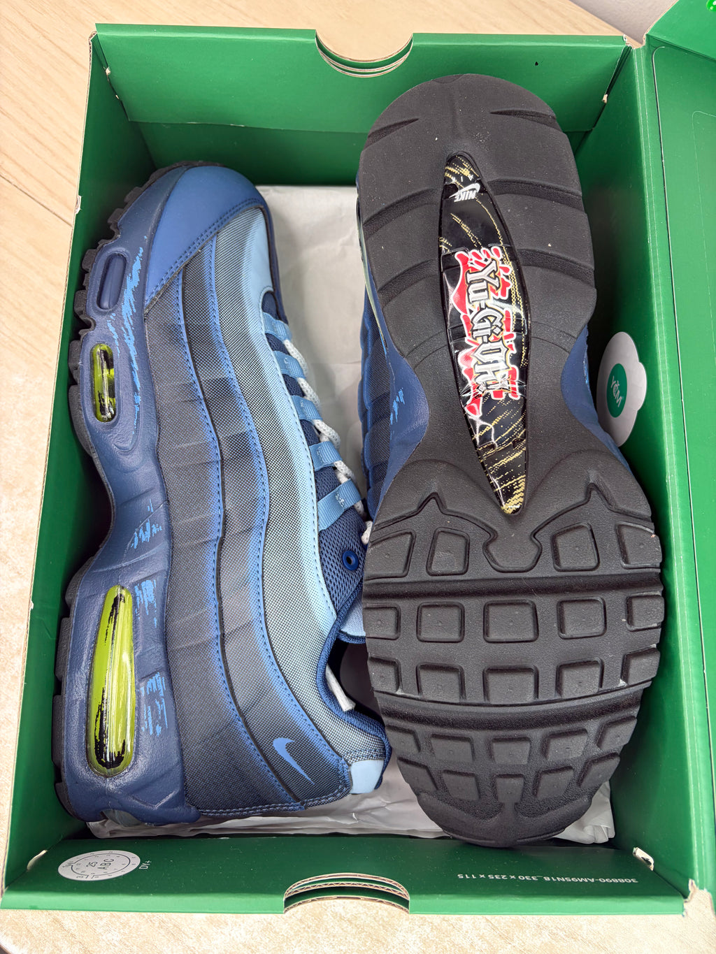 W/ Promo Card - Sz 10M Air Max 95 Yugioh- Like New, Original Box