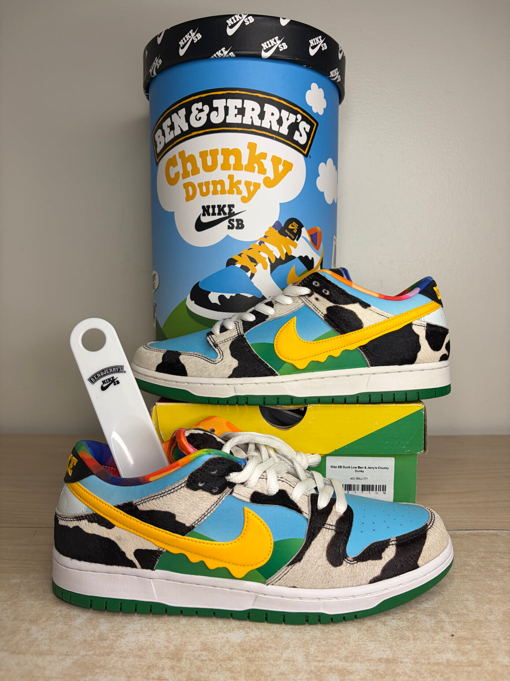 (Special Box) Sz 9.5M Nike SB x Ben & Jerry’s Chunky Dunky - Brand New, Original Box
