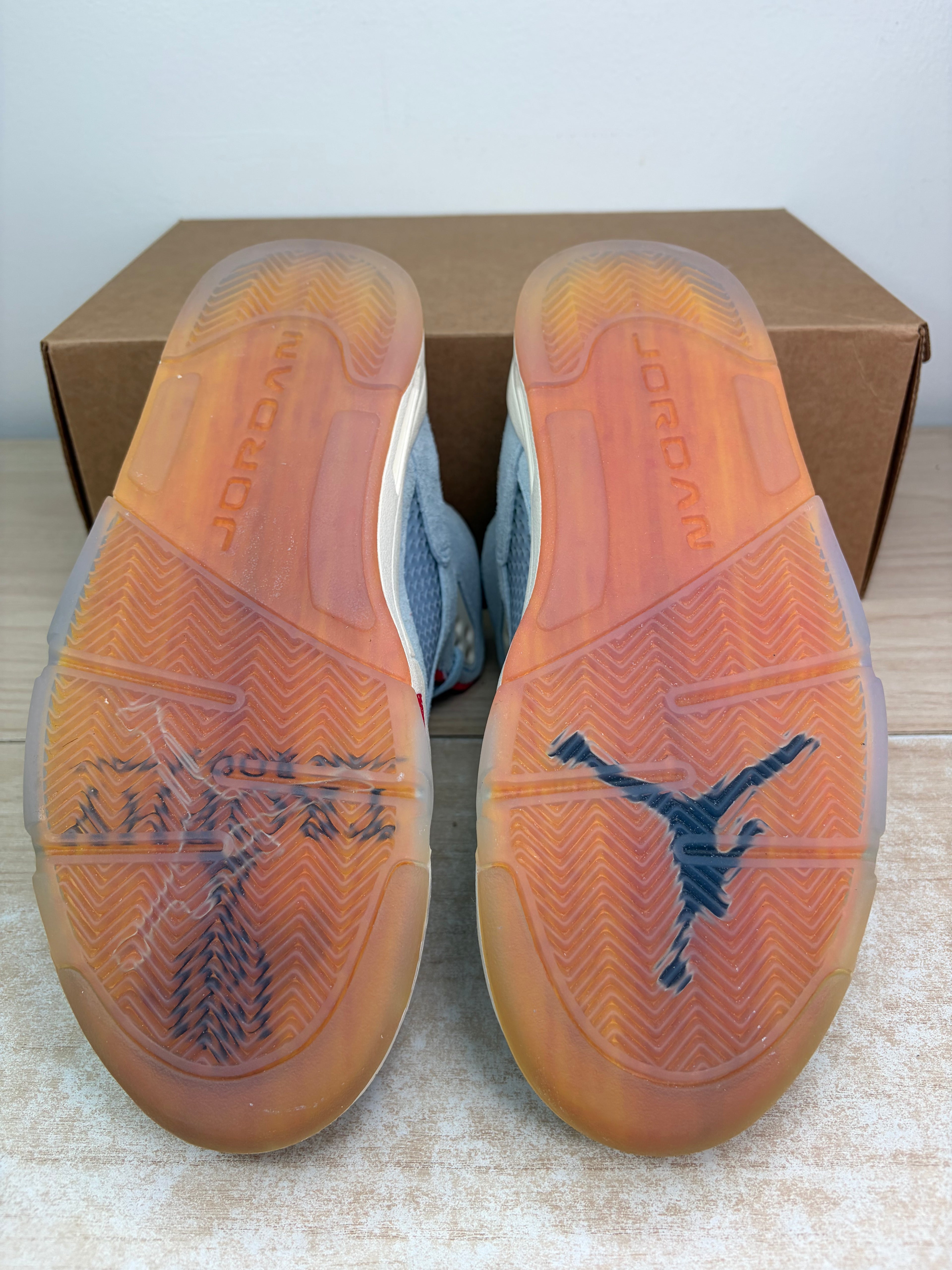 (1/7000) sz 7.5M Jordan 5 Trophy Room Ice Blue - Brand New, No Box