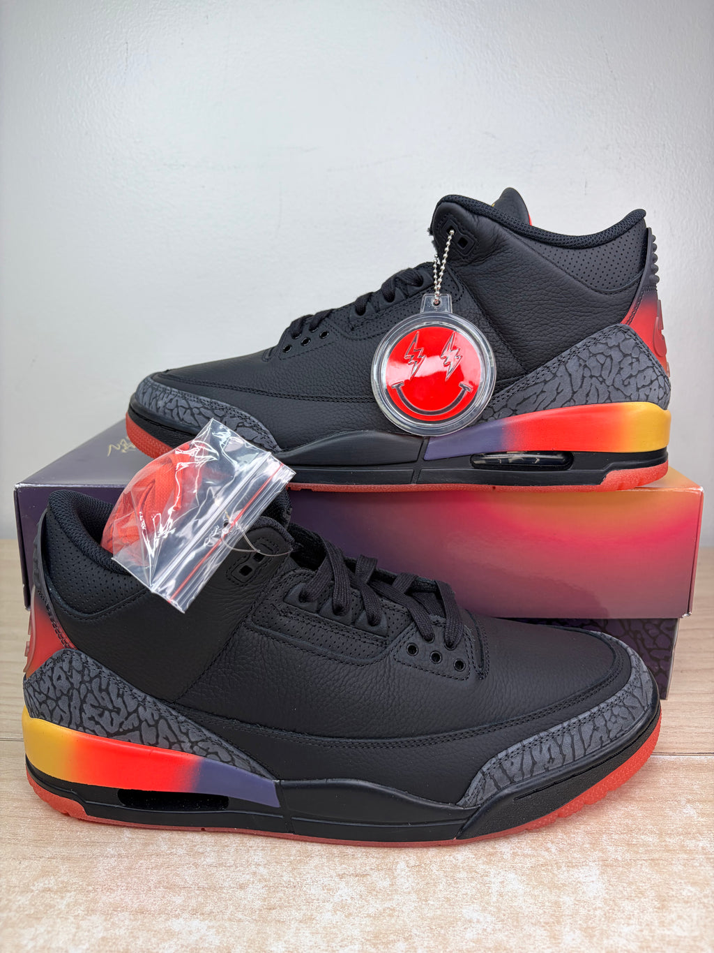 Sz 12.5M Jordan 3 Rio Black - Brand New, Original Box