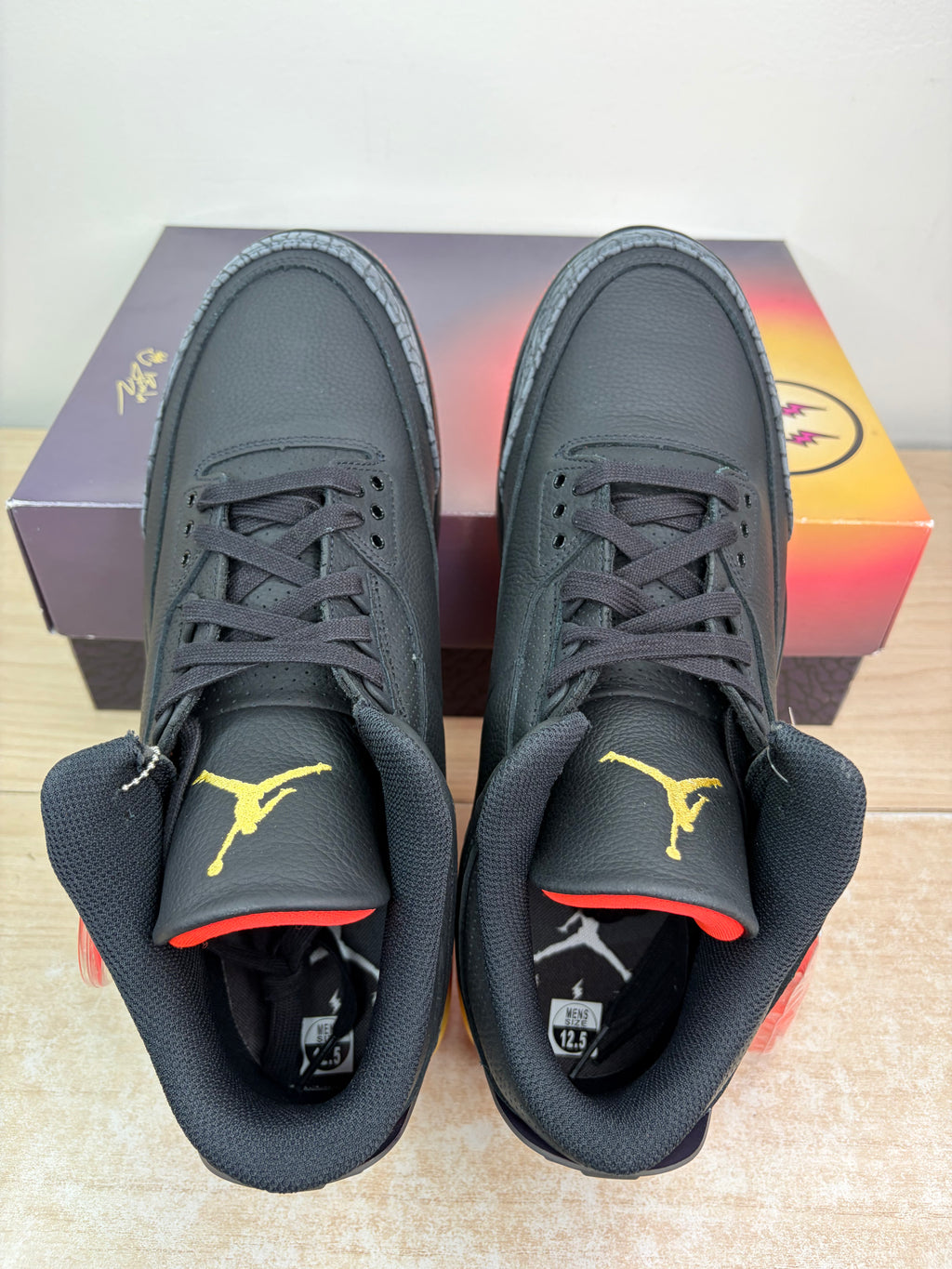 Sz 12.5M Jordan 3 Rio Black - Brand New, Original Box